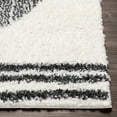 thumbnail image 3 of Deluxe Shag Dark Gray 7'10" x 10'3" Modern Rectangle Area Rug, 3 of 6