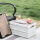 thumbnail image 4 of Caja de almacenamiento de picnic para acampar al aire libre Caja de almacenamiento de respaldo de coche plegable, 4 of 8