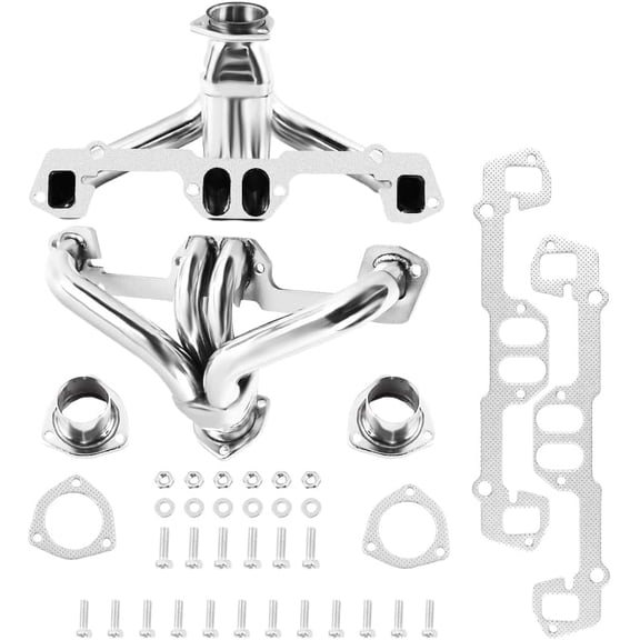 Exhaust Header kit For Dodge Chrysler Plymouth Small Block 273 318 360 5.2/5.6/5.9 '60s–'70s,Dodge Dart/Challenger/Charger/Ram & Chrysler Newport/300 & Plymouth Road Runner/Satellite/Valiant Exhaust