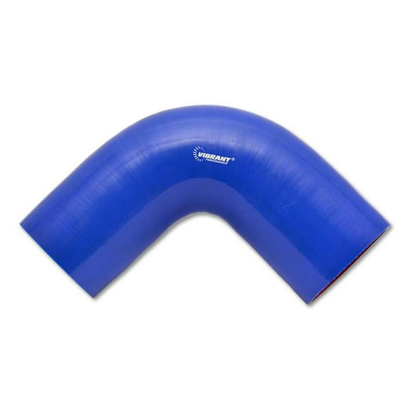 Vibrant Performance 2740B VIB2740B 4 PLY 90 DEGREE ELBOW, 2IN I.D. X 7.5IN LEG LENGTH - BLUE