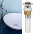 thumbnail image 3 of M Buder Desagüe de Lavabo de Baño con Cesta de Filtro de Cobre Antiobstrucción, 18 cm / 7.1 inches, 3 of 9