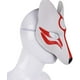 thumbnail image 4 of Máscara de zorro japonesa Kabuki Kitsune para hombres, mujeres y niños, accesorio para disfraz de Halloween, blanco y rojo, tamaño mediano, 4 of 4