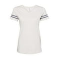 thumbnail image 2 of LAT Women's Football V-Neck Fine Jersey Tee, 2 of 3