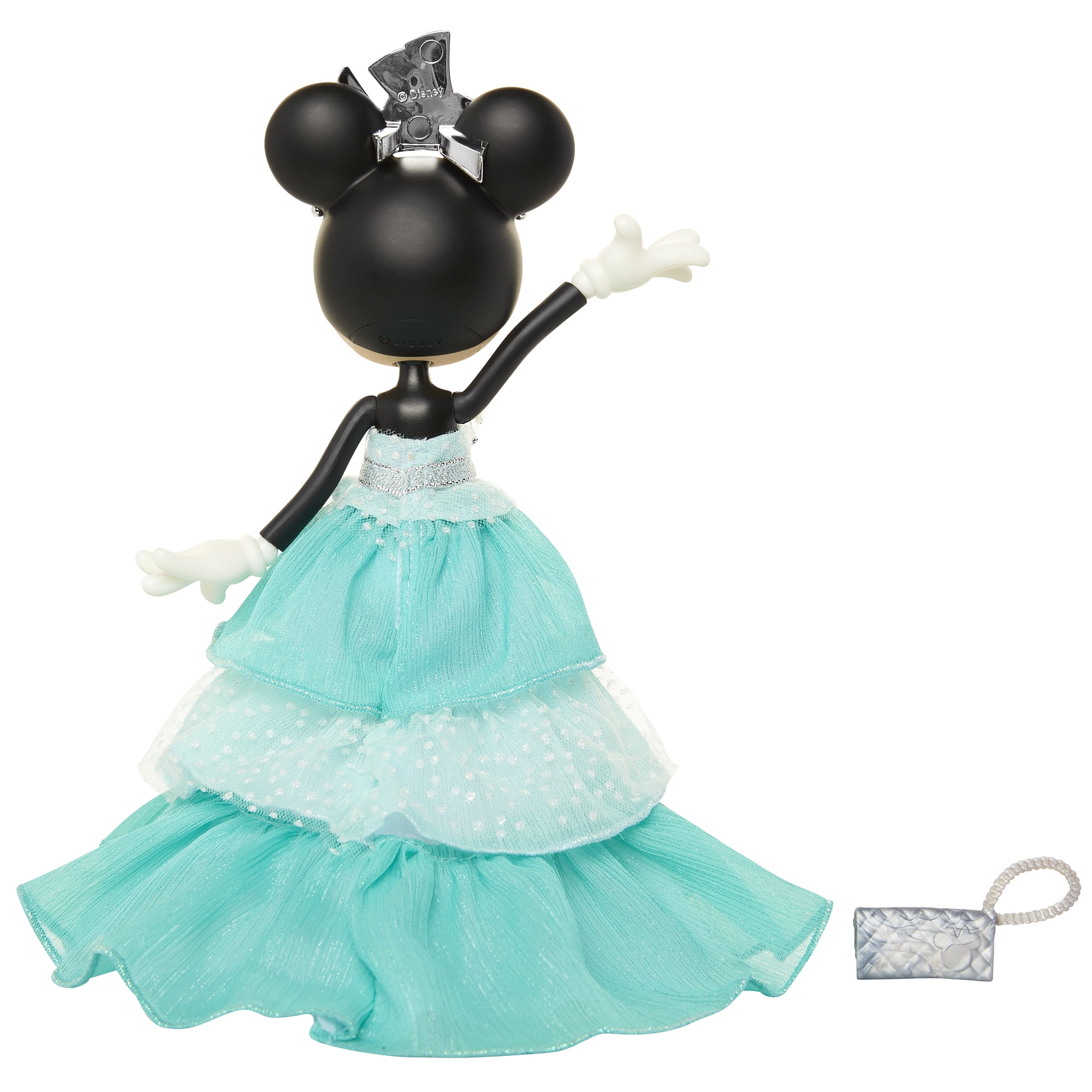 minnie mouse plastic dress up doll