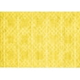 thumbnail image 1 of Ahgly Company Indoor Rectangle Abstract Yellow Contemporary Area Rugs, 4' x 6', 1 of 4
