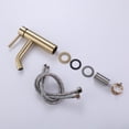 thumbnail image 4 of Single Hole Bathroom Sink Faucet, Lever Handle Solid Brass Basin Faucet, 4 of 5