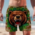 thumbnail image 6 of Lovskoo Mens Swim Trunks with Compression Liner Quick Dry Bathing Suit Long Swimming Shorts with Pockets, 6 of 9