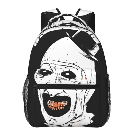 Terrifier Backpack Cartoon Lightweight Laptop Bookbag College Travel Hiking Work School Daypack Rucksack
