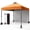 Black Iron Pipe, variant on Kojooin Canopy Tent 10'x10' Instant Pop Up Canopy Patio Tent - Commercial Portable Gazebo w/Removable Sidewall, Silver Coating & Wheeled Bag | Sun & Rain Protection | Adjustable Height