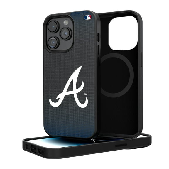 Atlanta Braves Linen Logo iPhone Magnetic Bump Case
