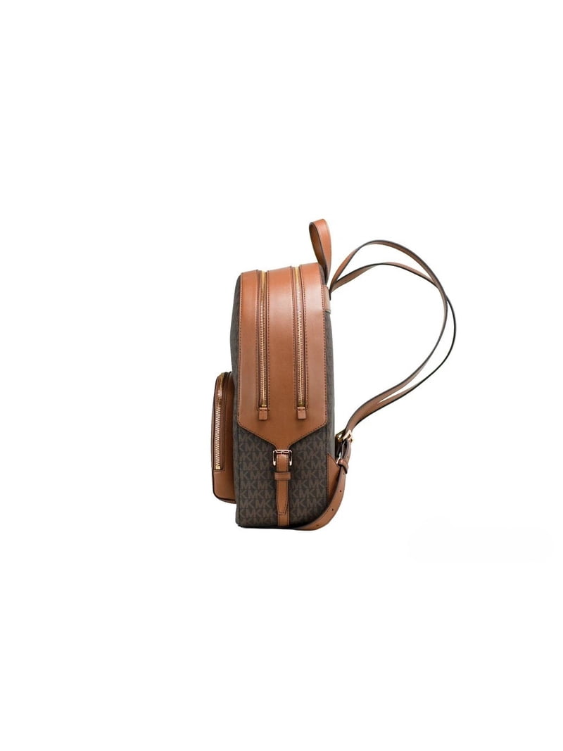 Michael Kors Jaycee Large Logo Backpack, Brown, MK Signature