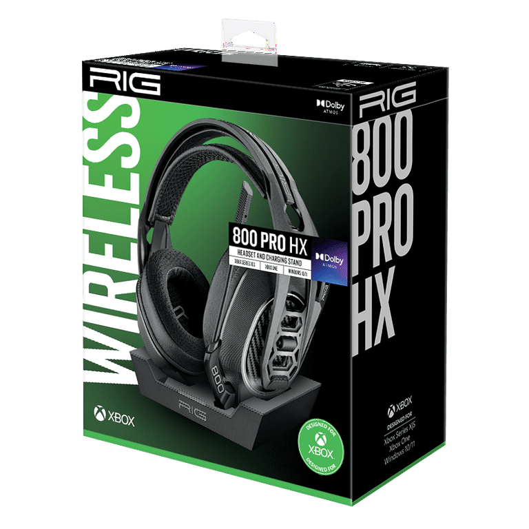 RIG and Xbox Xbox Black PRO One, Station PC, Headset Series & 800 Base for HX Wireless Xbox X|S, Gaming PlayStation
