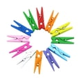 thumbnail image 1 of 50 Piezas De Pinzas Para Ropa De Color Madera, Pinzas Para Ropa Artesanales De Color De 1,4 Pulgadas, Pinzas Para Colgar Ropa, Fotos, Aula, Lavadero, Decoraciones, Ropa De Color, 1 of 6