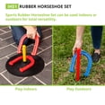 thumbnail image 4 of Set en forma de herradura Champion Sports para interior/exterior, color rojo, 4 of 9