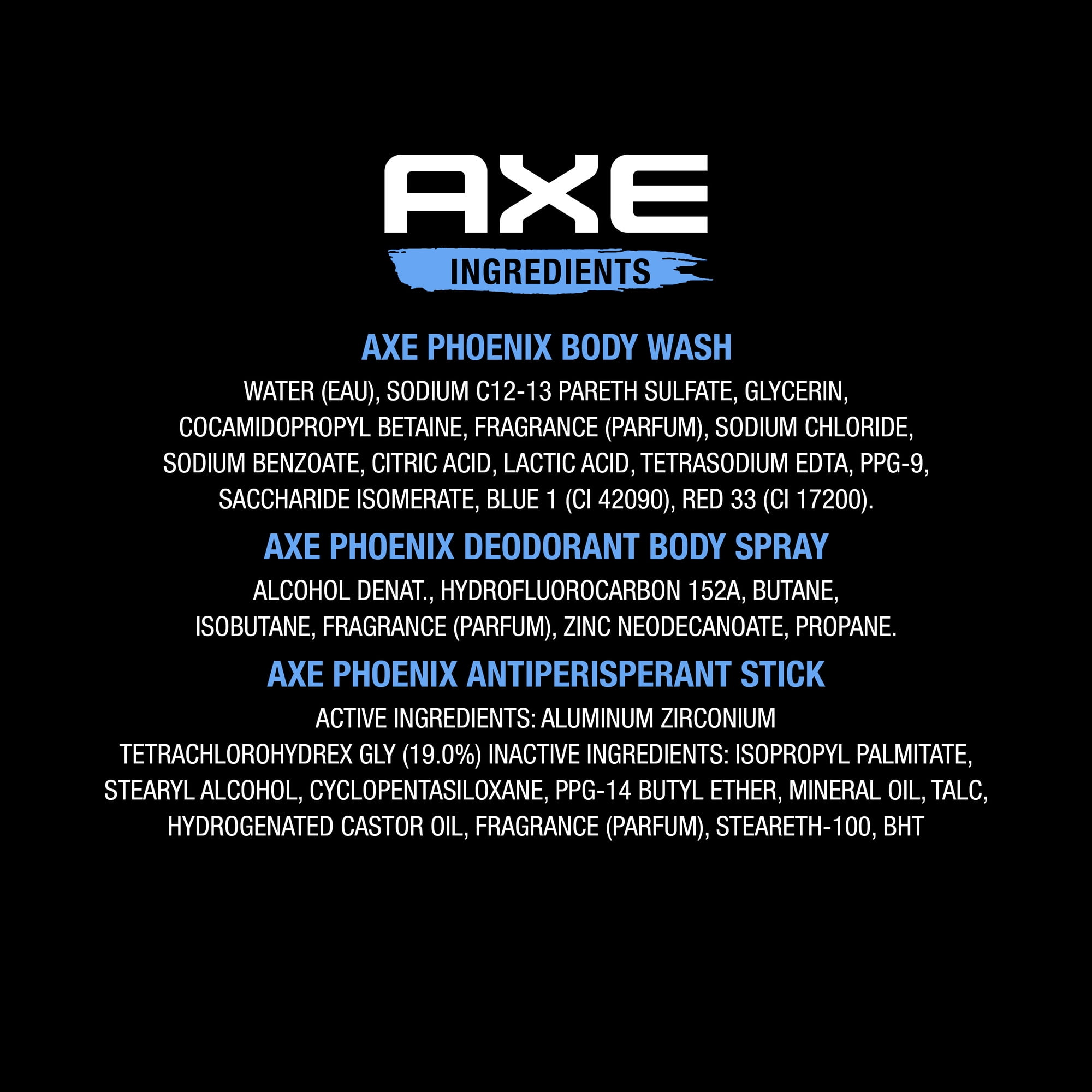 Axe Phoenix Holiday Gift Set (Deodorant Body Spray, Deodorant