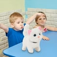 thumbnail image 4 of BESTSKY Plush Electronic Interactive Cats That Move and Meow Walking Lifelike Interactive Toy Robot Kitten Pet Cute Stuffed Kitten for Girls Kids, 4 of 7