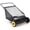 Black-yellow, variant on 21" Push Lawn Sweeper with 4-Brush System – Heavy Duty Steel Frame, 3.5 cu.ft Capacity, Rubber Wheels – Manual Leaf & Grass Collector for Yard & Garden Cleanup
