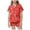 B Brick Red, variant on Kids Pjs Girls Valentines Pajamas for Children Heart Print Short Sleeve Button Down Top and Shorts Two Piece Sleepwear with Pockets White 2 Years-3 Years