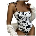 thumbnail image 2 of Bikinis for Women One Piece Cow Print Sexy Hundred Fashion Beach Swimsuit Female Swimsuit, 2 of 9