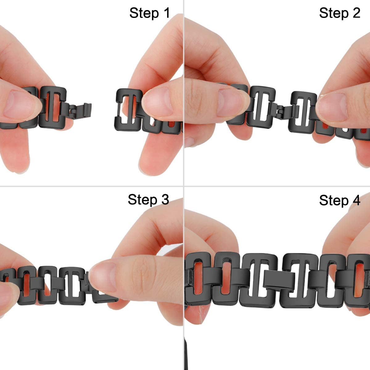 Bling Bands Compatible with Fossil Gen 5 Replacement Metal Watch Band Rhinestone Bracelet