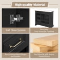 thumbnail image 4 of Christopher Knight Home 36" Bathroom Vanity with Sink, Tip-out Drawers, Soft-Close Doors, Black, 4 of 7