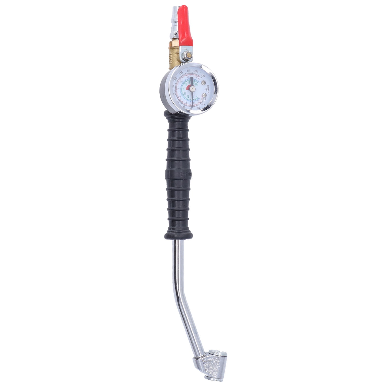 Tire Inflator With Pressure Gauge, Tires Inflators Head 30cm Total