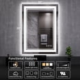 thumbnail image 2 of Espejo de baño LED VanPokins de 50 x 70 cm con luz degradada, 2 of 6