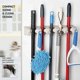 thumbnail image 3 of Mop and Broom Rack - Garage Storage System with 5 Slots, 6 Hooks - Gardening Tools for Homes, Kitche, 3 of 5
