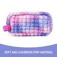 thumbnail image 5 of ZIPIT Puffy Pencil Case for Girls, Soft Quilted Pencil Pouch with Zipper, Aesthetic Stationery Organizer for School, Cosmetics & Travel, 5 of 8