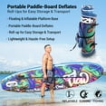 thumbnail image 4 of SereneLife SLSUPB636 - Rising Flow Paddleboard SUP - Stand Up Water Paddle-Board w/ Waterproof Mobile Phone Case (10’6”), 4 of 7