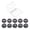 M, variant on Soft Memory Foam Earbud Ear Tip Secure Grip and Noise Cancelling Design Earplugs for pro3 Headphone Ear Plugs 10pcs