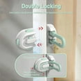[2 Packs] Child Proof Fridge Lock With Adhesive Child Locks For Doors