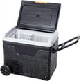 thumbnail image 1 of 50 Liter (53 Quart) Portable Freezer with Wheels Compressor Refrigerator Temperature Control, 3 Battery Protection Modes 12V/24V DC Car Fridge Cooler for Travel, Camping, Fishing, Outdoor, 1 of 6