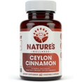 thumbnail image 2 of Organic Ceylon Cinnamon - 1200 mg | Powerful Antioxidant Promotes Heart Health | Maintains Joint Health and Mobility | Non-GMO | 60 Veg Capsules, 2 of 7