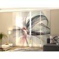 thumbnail image 1 of Tiptophomedecor Set of 4 Panel Blinds Elegant Black Abstraction, 1 of 6