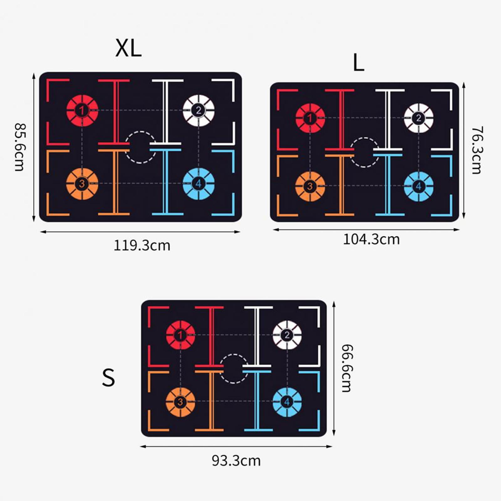 harayaa Basketball Training Basketball Training Equipment Silent for Basketball 104.3 x 76.3 x 0.3cm