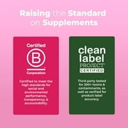 MaryRuths Vegan Collagen Boosting Gummies for Hair, Skin & Nail Health, Sugar Free, Watermelon Flavor, 90 Count