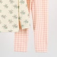thumbnail image 5 of CAUYDY Newborn Girl Gift Toddler Pjs Baby Sleepwear Cute 12 18 24 Months Long Sleeve Shirt and Elastic Pants 2 Piece Set Infant Outfits for Girls Fall Winter Sizes 12-18 Months,Light Pink, 5 of 8