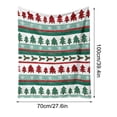 thumbnail image 2 of LSLJS Christmas Throw Blanket Holiday Throw Blanket, Christmas Blanket Print Comfortable Super Plush Christmas Tree Snowflake Home Decoration Wool Flannel Blanket Bed Sofa Sofa Sofa Gift, 2 of 2