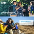 thumbnail image 2 of Water Bottle with Filter, AMIR Filtered Water Bottle 396 Gallon Built-in Compass BPA Free Water Filter Bottle for Hiking Fishing Camping, 2 of 11