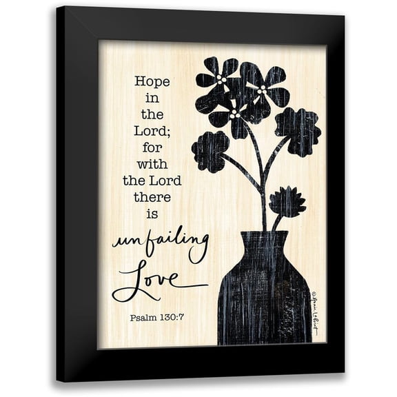 LaPoint, Annie 12x14 Black Modern Framed Museum Art Print Titled - Unfailing Love