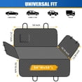 thumbnail image 2 of Funda para asiento de auto para perro WoofKnows asiento trasero con bolsillo de almacenamiento, 2 of 7