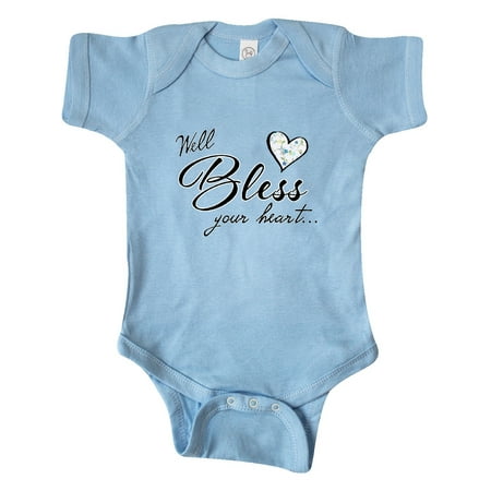 

Inktastic Well Bless your Heart with Calico Print Gift Baby Boy or Baby Girl Bodysuit