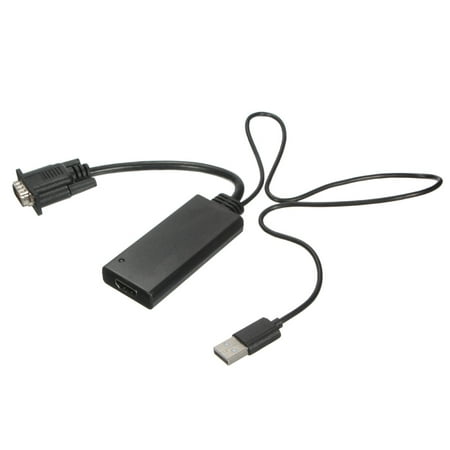 1080P VGA to   + USB  o Video Cable AV Ad ter Converter for PC L top (Best Ad Converter Under 500)
