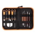 thumbnail image 1 of KLKCMS Complete Halloween Pumpkin Carving Set - Professional Grade Tools for Adults and 11pcs with bag, 1 of 9