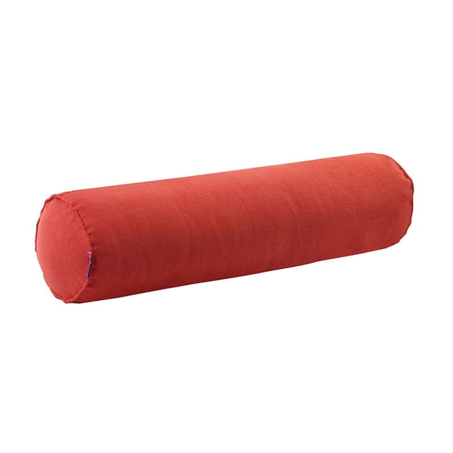 Almohada de Cuello Redondo Fernando Almohada de Rollo de Cuello Cervical Rojo Naranja