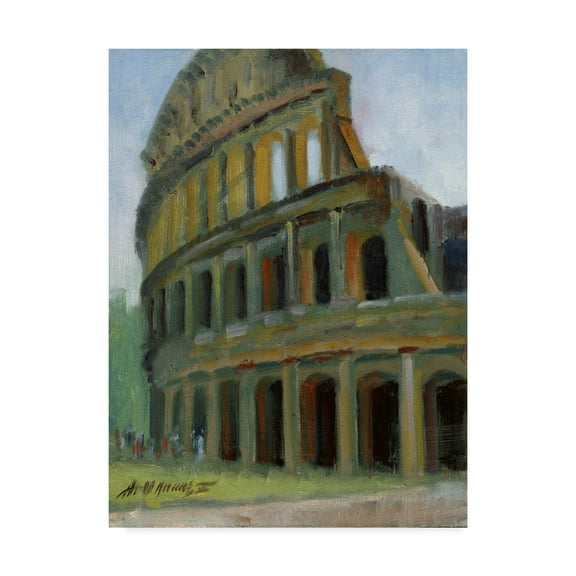 Trademark Fine Art 'Roman Colosseum' Canvas Art by Hall Groat Ii