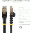 thumbnail image 6 of Startech 3 Ft Cat6a Patch Cable - Shielded [stp] - Black - 10gb Snagless Cat 6a Ethernet Patch Cable - Category 6a For Network Device, 6 of 10