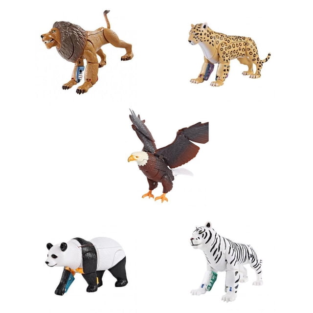 segolike 5 x Decorative Toy Model Animal Wildlife Simulation Action Figure for Ornament