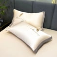 thumbnail image 2 of Matoen Solid Color Pillowcase Polyester Sleep Pillowcase Good for Sleeping Soft and Breathable Sleep Cooler Pillowcase 5 Colors 18.90x29.13 Inch 2pcs, 2 of 7